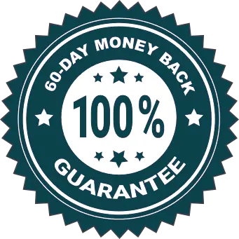 NeuroZoom 60-Day 100% Money Back Guarantee Badge